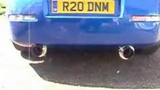 350Z with ESR K1 exhaust + Popcharger