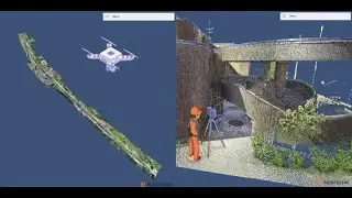 Cara import data Point Cloud ke MINCOM minescape, data drone mirip data laser scanner