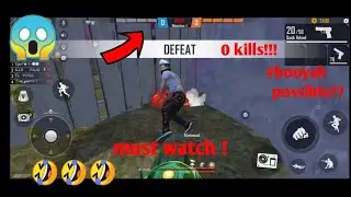 0 kills booyah giving to opponent😂 || op gameplay || Garena Free Fire #freefire #0kills #booyah