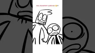 Report Cards 😳 (Animation Meme) Anim: RedFlowerCrown #shorts