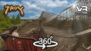360&deg; TROY 🤪 You Won't Believe How Intense the last row is! Toverland's Wildest VR #rollercoaster