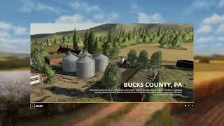 FS19 Bucks County PA 4x Map Fly Thru