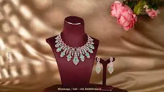 Diamond, Emerald, and Ruby Choker Necklace Set for Timeless Glamour | Krishna Jewellers