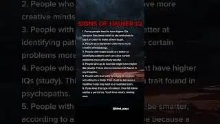 Signs Of Higher IQ #quotes #motivation #explore #intelligence