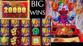 Low Betting Pays 💥BIG WINS💥 on Buffalo Link, Dancing Drums and Lightning Link!