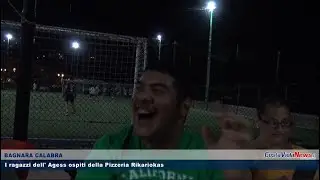 BAGNARA CALABRA I ragazzi dell' Agess ospiti della Pizzeria Rikariokas