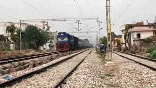 Naini janshatabdi crossing Jwalapur station | WDM 3D