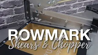 Overview of Edge-Rite & AccuCutter Chopper Shears available at Rowmark