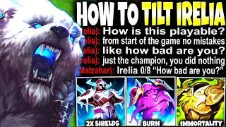 HOW TO MAKE IRELIA TOP TILTED AND BANNED WITH IMMORTAL VOLIBEAR BUILD 🔥