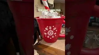 Viral Giant Cocoa Mug #holiday #holidaycraft #giantcocoamug
