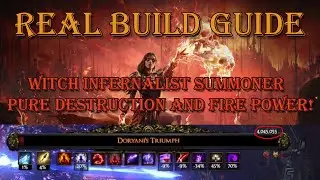 Path of Exile 2 Real Build Guide: Witch Infernalist Summoner &ndash; Pure Destruction and Fire Power!