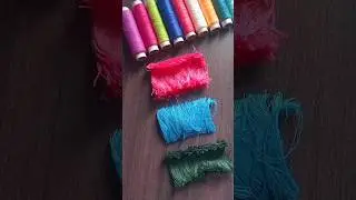 Beautiful thread tassel design for blouse 🤩✨#shorts #tassels