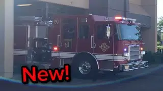 First Catch and Airhorn | Salem Fire Department NEW Engine 1 Responding Code 3!