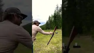 Flip cocking and shooting 1892 chiappa 44 mag 16 inch barrel