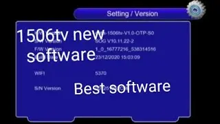 1506tv dish recever new software very best software