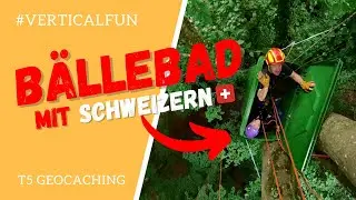 Die Frau hat B&auml;lle in der Hose - T5 Geocaching - #VerticalFun