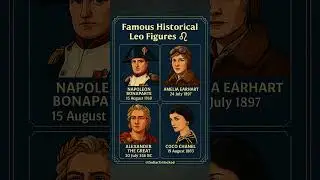 Famous Historical Leo Figures ♌ | Bold, Charismatic, Unforgettable Leaders