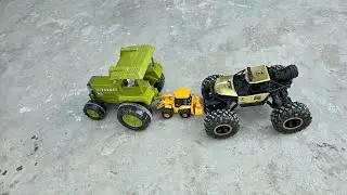 Unboxing Small JCB, tractor and remote control car 🚗 👌 😍 🙌 😎 &hearts;️...