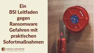 Ein  BSI Leitfaden gegen Ransomware Gefahren