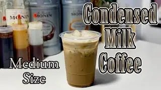 Cafe Vlog EP.1772 | Condensed Milk Coffee | Medium Size