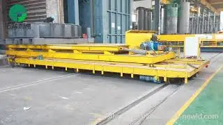 Cable Reel Powered Electric Transfer Cart,Customized 40 Ton High Payload Transfer Trolley
