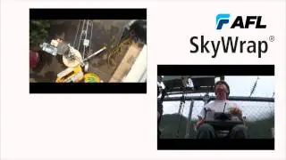 AFL SkyWrap&reg; is a fiber optic cable helically applied on ground wires or phase conductors