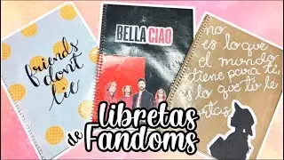 DIY libretas de FANDOMS (anne with e, stranger things y la casa de papel) || Brenda PE