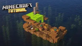 How to build a Survival Raft in Minecraft | Tutorial