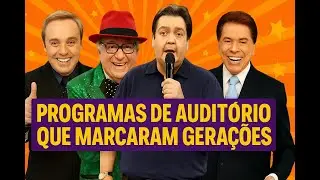 Programas de audit&oacute;rio que marcaram gera&ccedil;&otilde;es