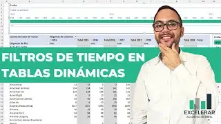 Tablas Dinámicas: Filtrar por meses y años en Excel - Líneas de Tiempo | Segmentador de datos