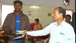 Canara Bank disbursing notes at RGH at Rourkela for the benifits of Patients and their helping hands