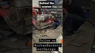 behind the scenes at #urbanBackstreetGarage #welding #projects #garage #hobby #cars #classiccars