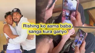 Rishing ko aama baba sanga kura vayo,Anil Sunar bro sanga first meet@DonaThapaAkaChocolateyBoy