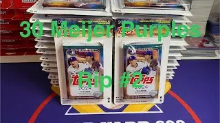 Ripping 30 more Meijer exclusive purple parallel blister packs. These retail packs are&hellip;alright?
