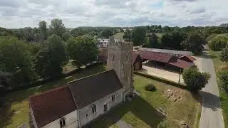 Great Bradley Church and the Stour River