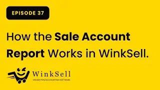 How the Sale Account Report Works in WinkSell POS | Step-by-Step Tutorial