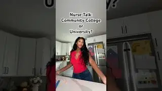 Nurse Talk: Community College or University? #nursingprograms #nursingstudent #nurses #nursingschool
