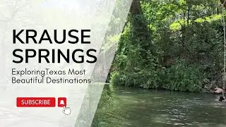 BEST TEXAS SWIMMING HOLES//KRAUSE SPRINGS ADVENTURES