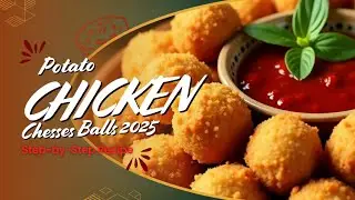 Cheesy Chicken Balls Party Starter Recipe 🔥 Crispy Potato Snacks 2025