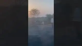 Sunrise view from train