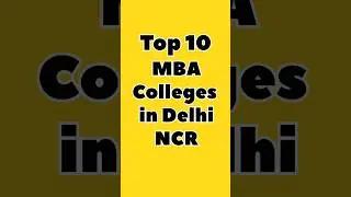 Top 10 MBA Colleges in Delhi NCR #mba #placement