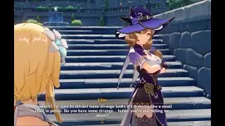 GENSHIN IMPACT - Lisa Story Quest Japan Dub (Lumine)