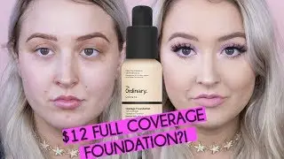 The Ordinary Full Coverage Foundation DRY SKIN First Impressions Review