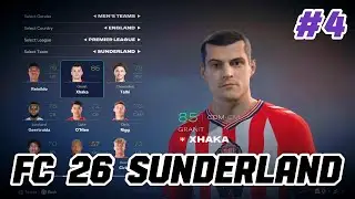 FC 26 SUNDERLAND PLAYER FACES AND RATINGS