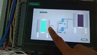 Simulation of Haiwell HMI and PLC part4 