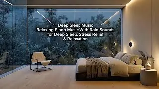 Relaxing Piano Music with Rain Sounds for Deep Sleep & Relaxation