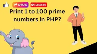 print 1 to 100 prime numbers in php