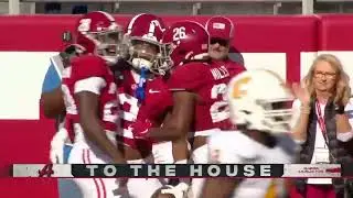 Caleb Downs runs back 85-yd punt return TD; Alabama's longest since 2008