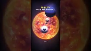 Sun vs Planets 💀⚔️ #Shorts #Science #Space #Sun #Planets