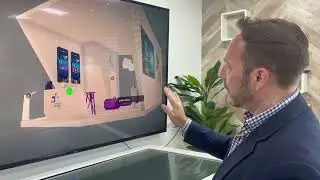 Gesture Control Demo 3D Objects Short